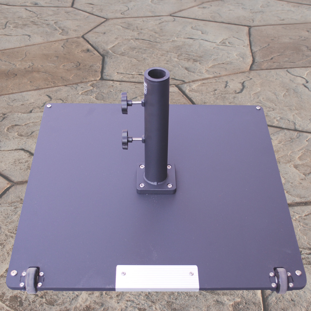 Commercial Umbrella Bases with Wheels Galtech 95 LBS Patio Umbrella